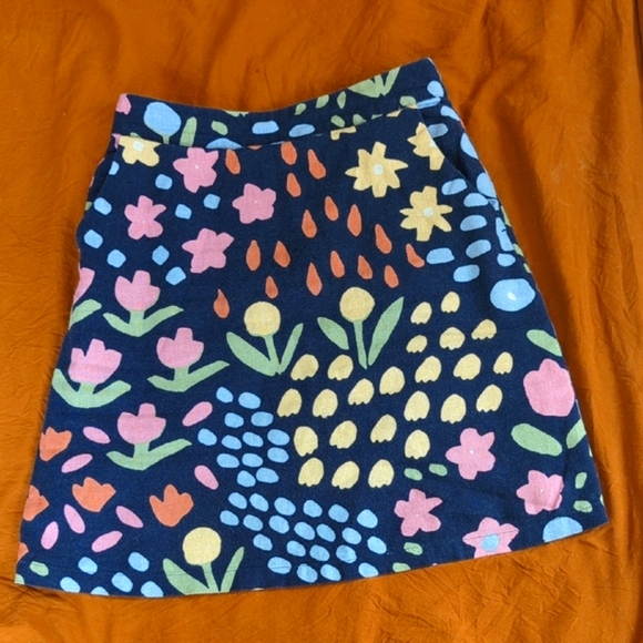 Princess Highway Floral Navy Miniskirt - Picture 2 of 10